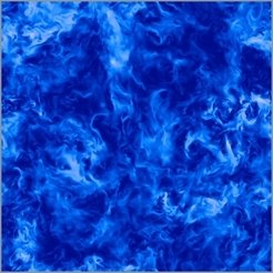 visualization of a turbulent velocity field from a computer simulation