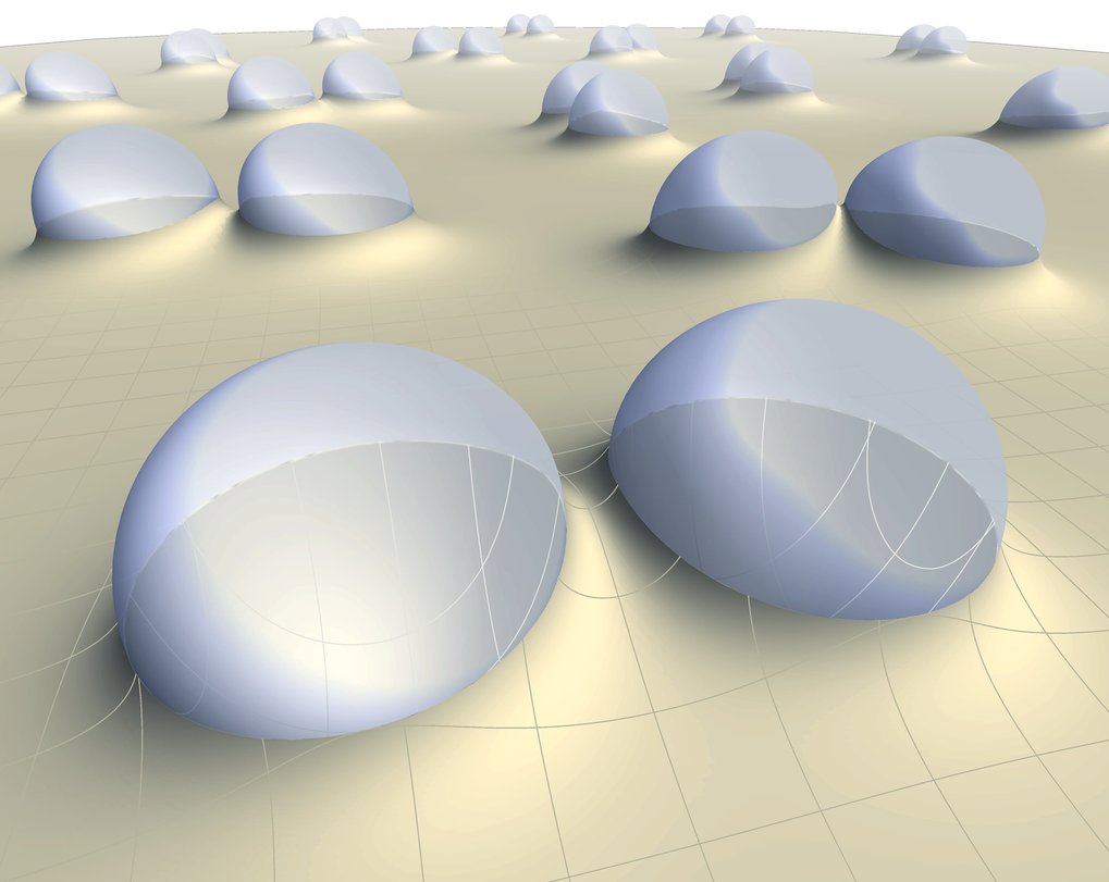 Droplets on soft substrates sense each other due to elastocapillary forces