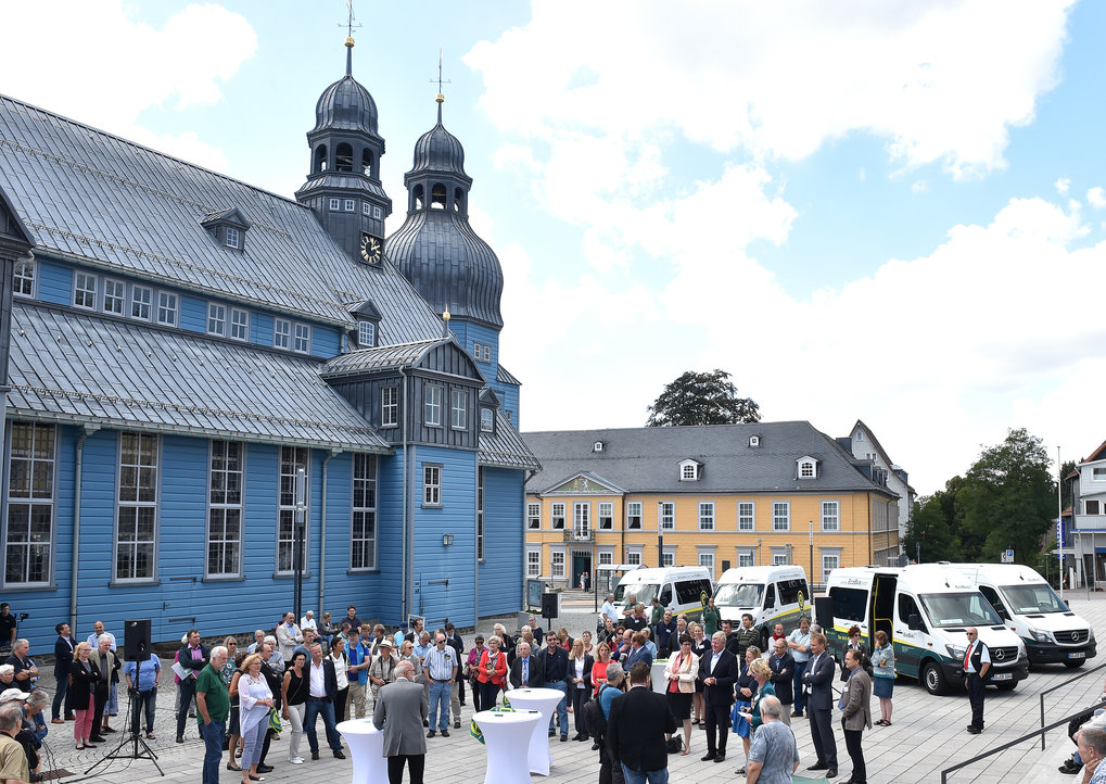 Zweiter EcoBus-Pilotstart in Claustal-Zellerfeld.