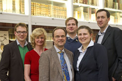 EcoBus-Team: Andreas Sorge, Carolin Hoffrogge, Stephan Herminghaus, Jan Schlüter, Levke Johanna Deutsch, Marc Timme (v.li.n.re.)