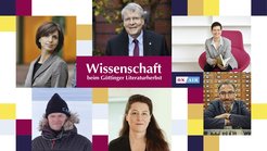 Die sechs Vortragenden in der Online-Vortragsreihe „Wissenschaft beim Göttinger Literaturhebst“: Jutta Allmendinger, Jörg Hacker, Ayelet Shachar, Markus Rex, Bettina Hitzer und Menno Schlithuizen (von oben links nach unten rechts).