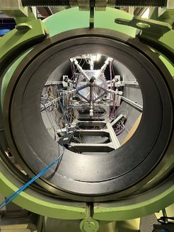 The Lagrangian Exploration Module (LEM) used to achieve high Reynolds numbers in SF6.