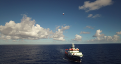 Flying CloudKite through the Doldrums of the Atlantic Ocean onboard RV Maria S. Merian (April-May 2019)