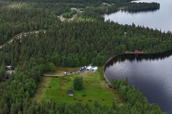 Das Messgelände im nördlichen Finnland bei Pallasjärvi.